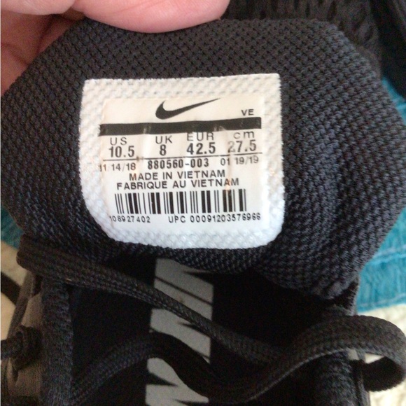 Nike Zoom Pegagus 34 Runner Black size 10.5 - Picture 4 of 7